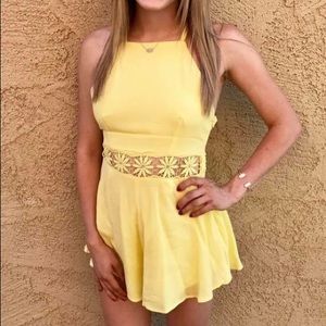 Yellow romper